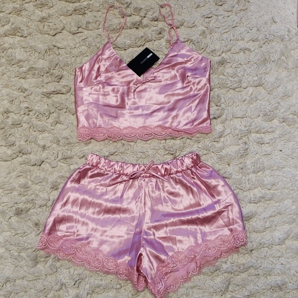 Fashion Nova Other - Satin Sleep Set - Mauve NEVER WORN